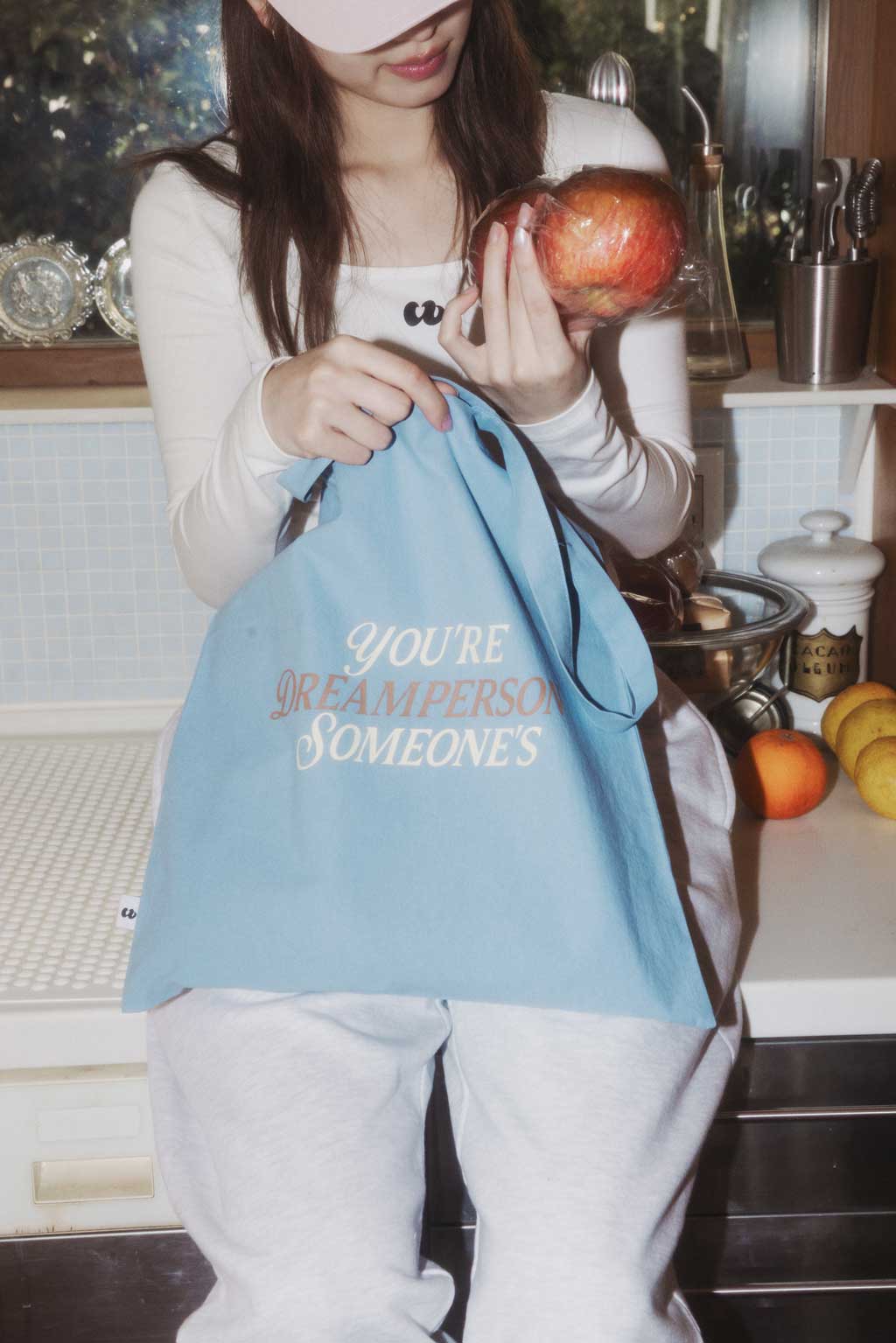 Color Tote Bag Blue
