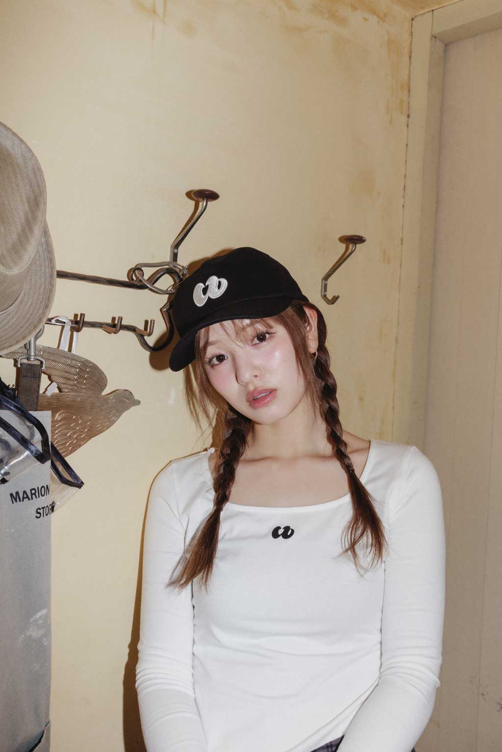 Center Logo Cap Black