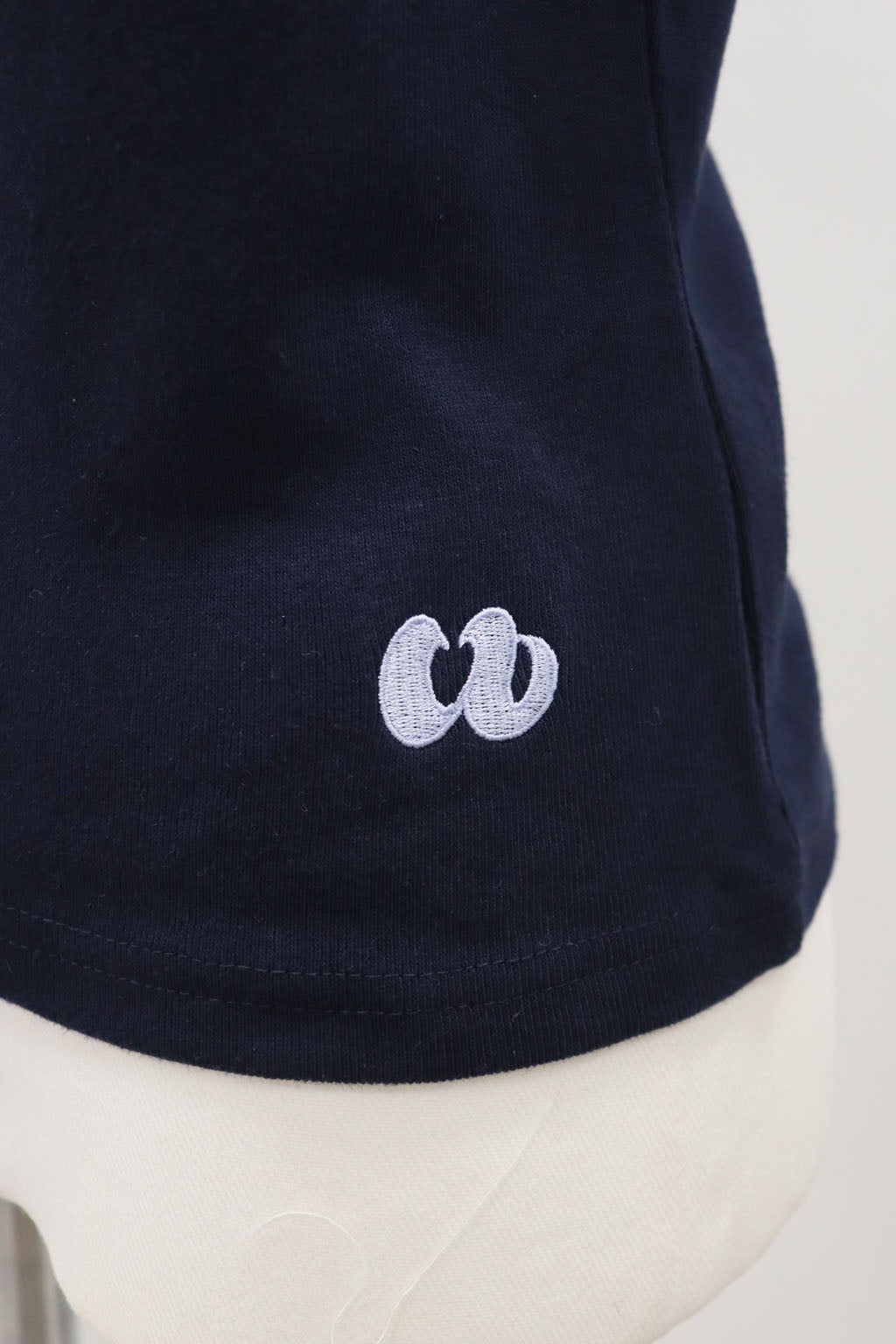 Off-Shoulder Gathered Top Navy