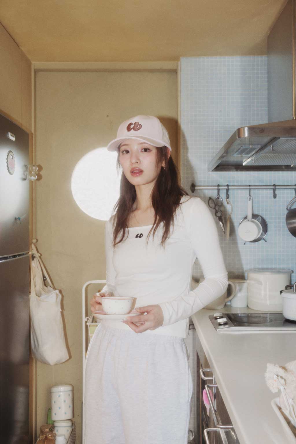Center Logo Cap Pink