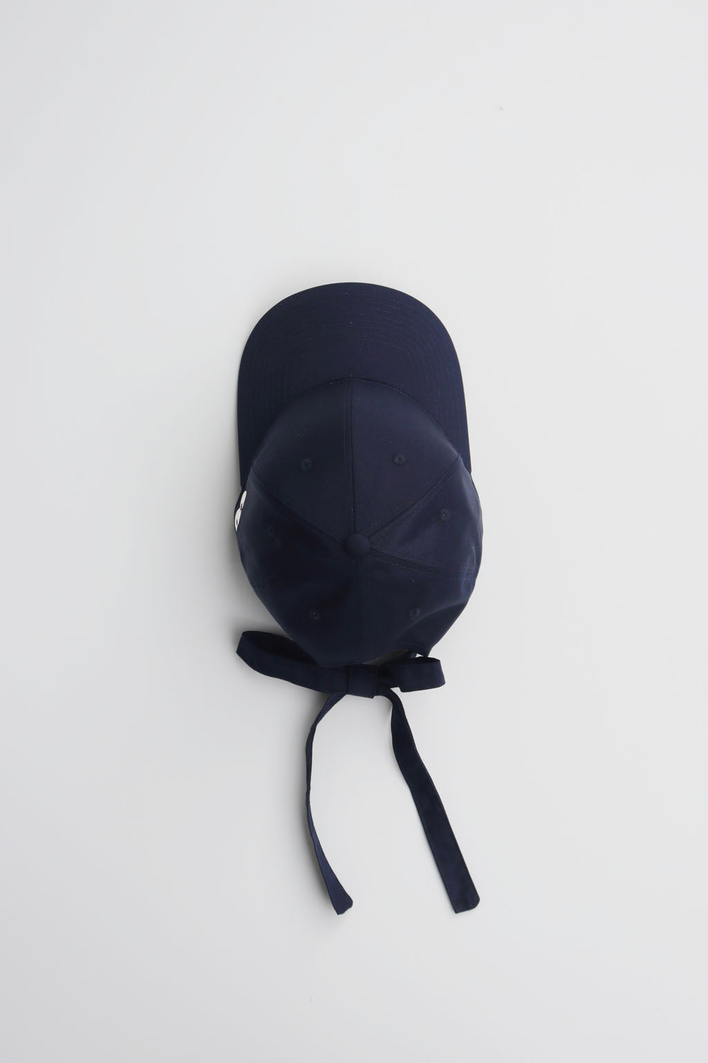 Side Logo Ribbon Cap Navy