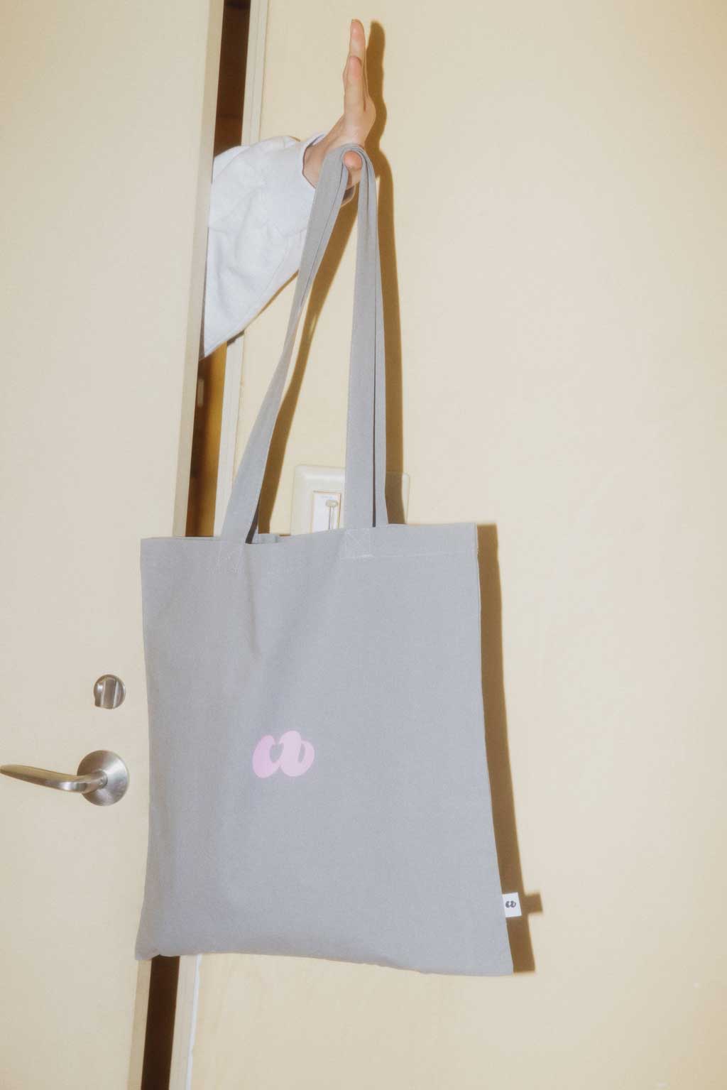 Color Tote Bag Gray
