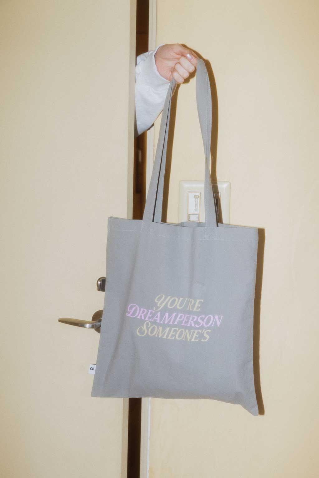 Color Tote Bag Gray