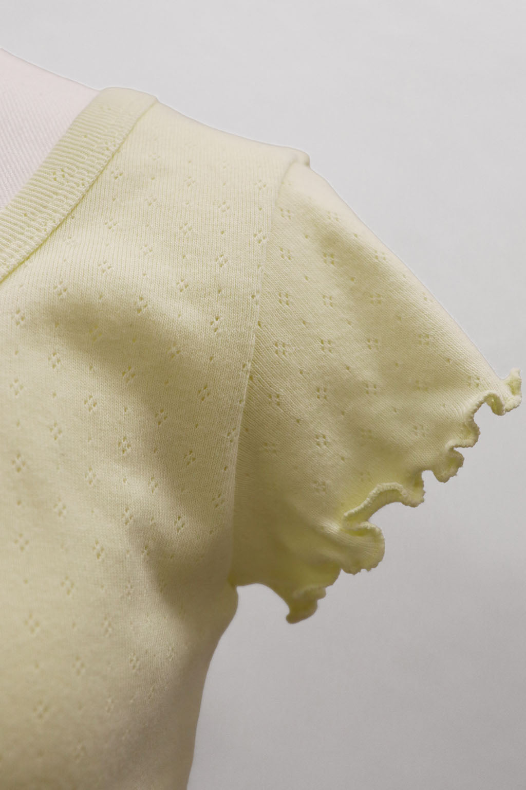 Mellow Hem Henry Neck Top Yellow