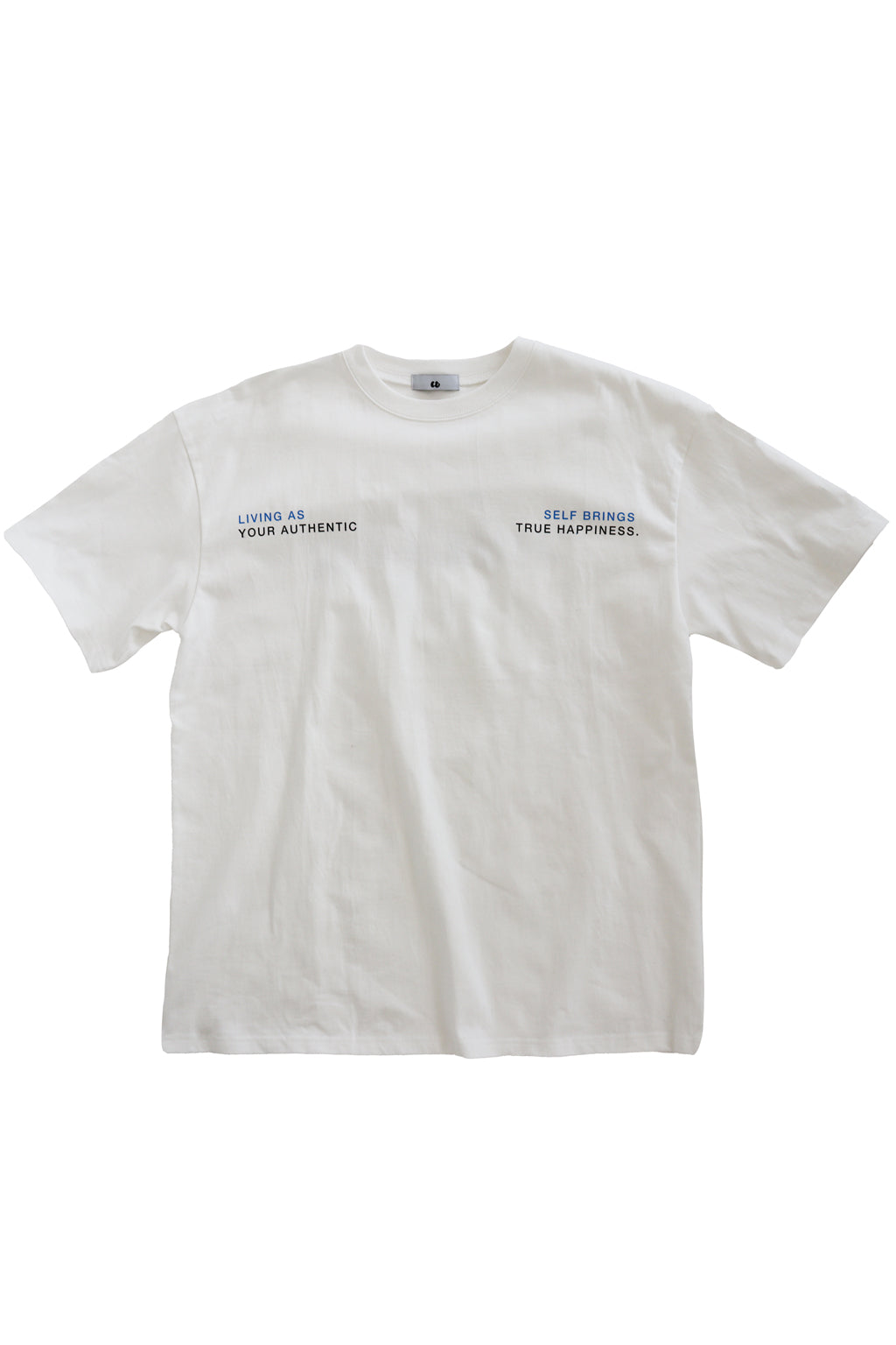 Graphic Printed Crew Neck Tee White