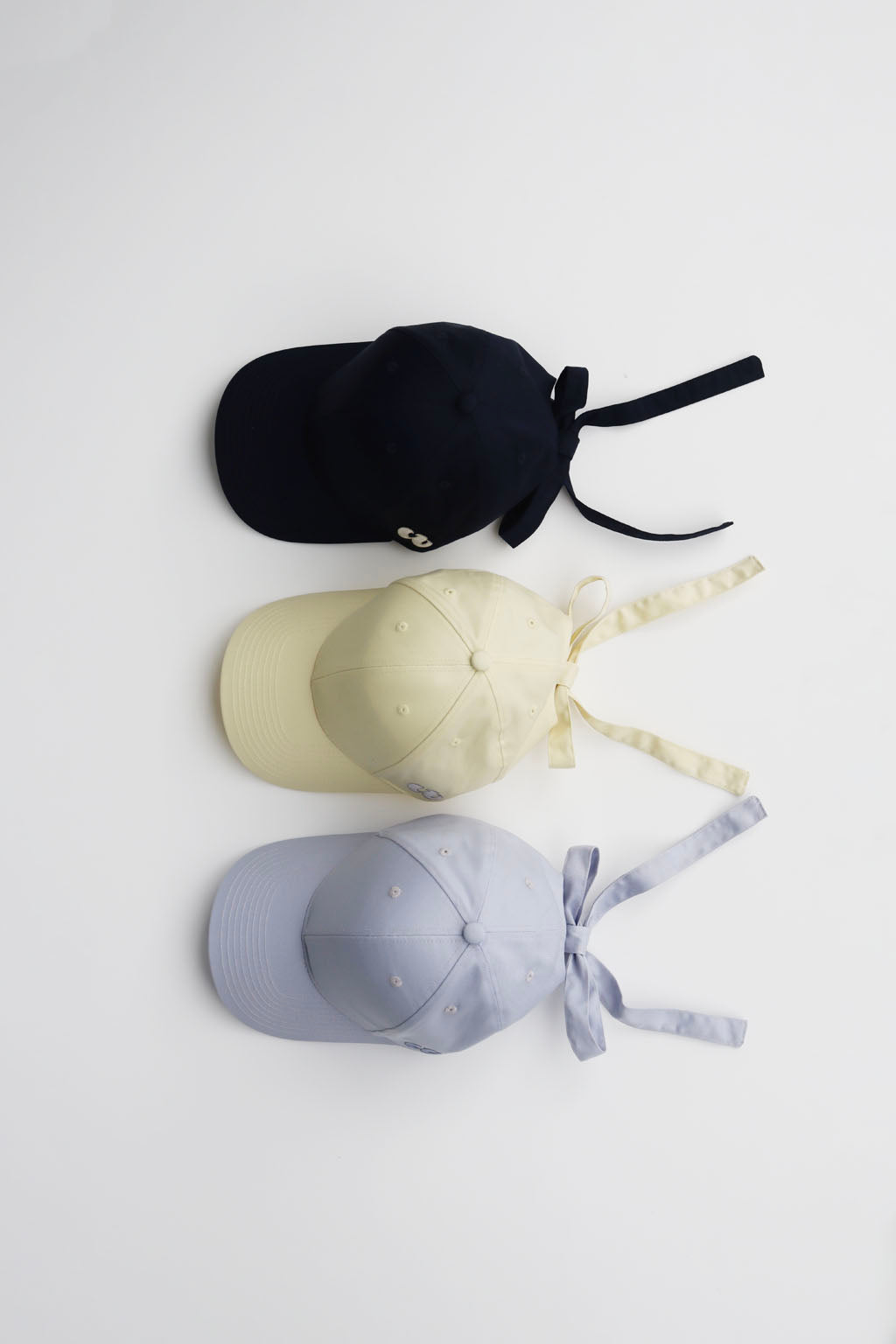 Side Logo Ribbon Cap Yellow