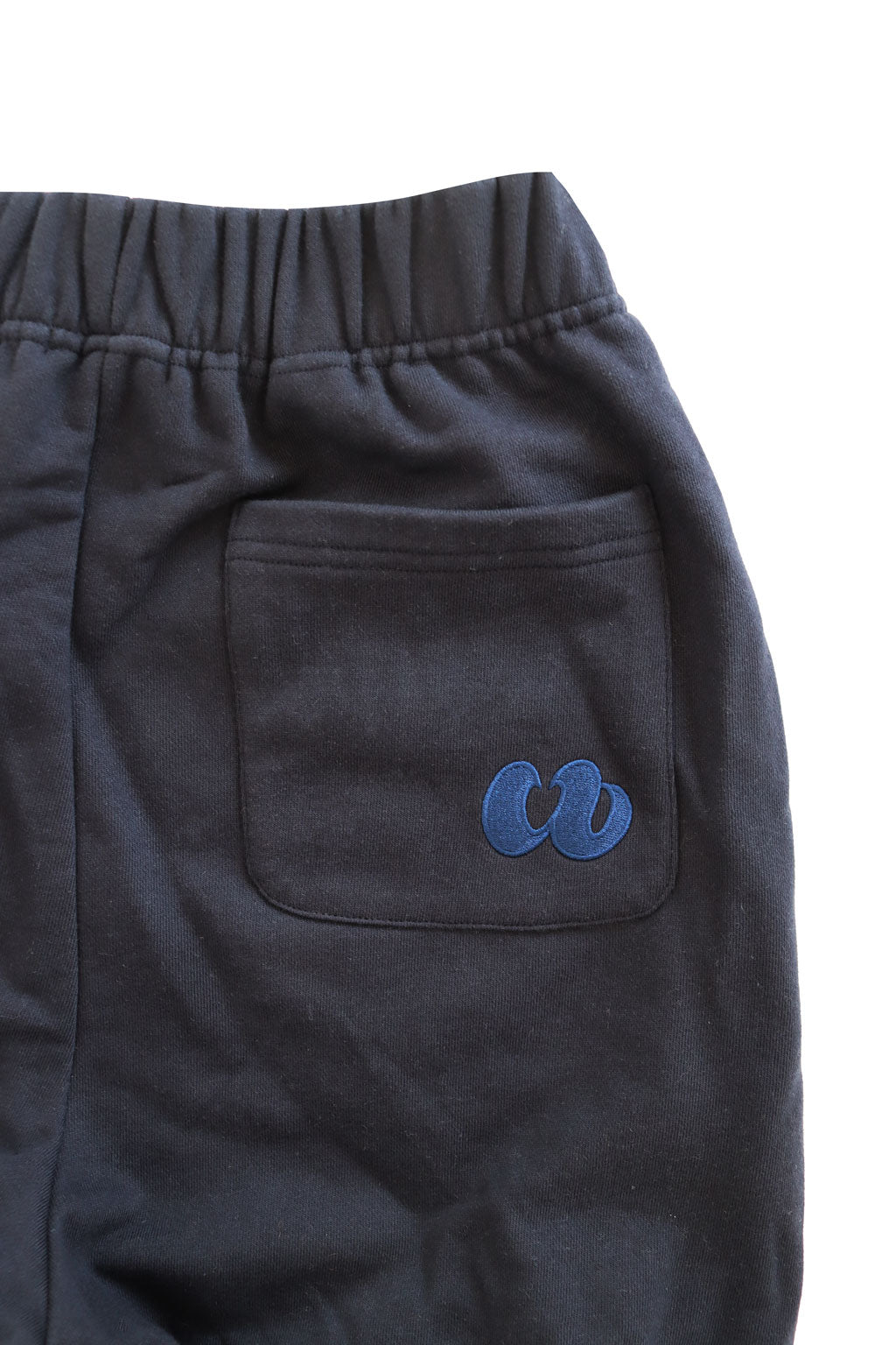 Embroidery Sweat Pants Navy