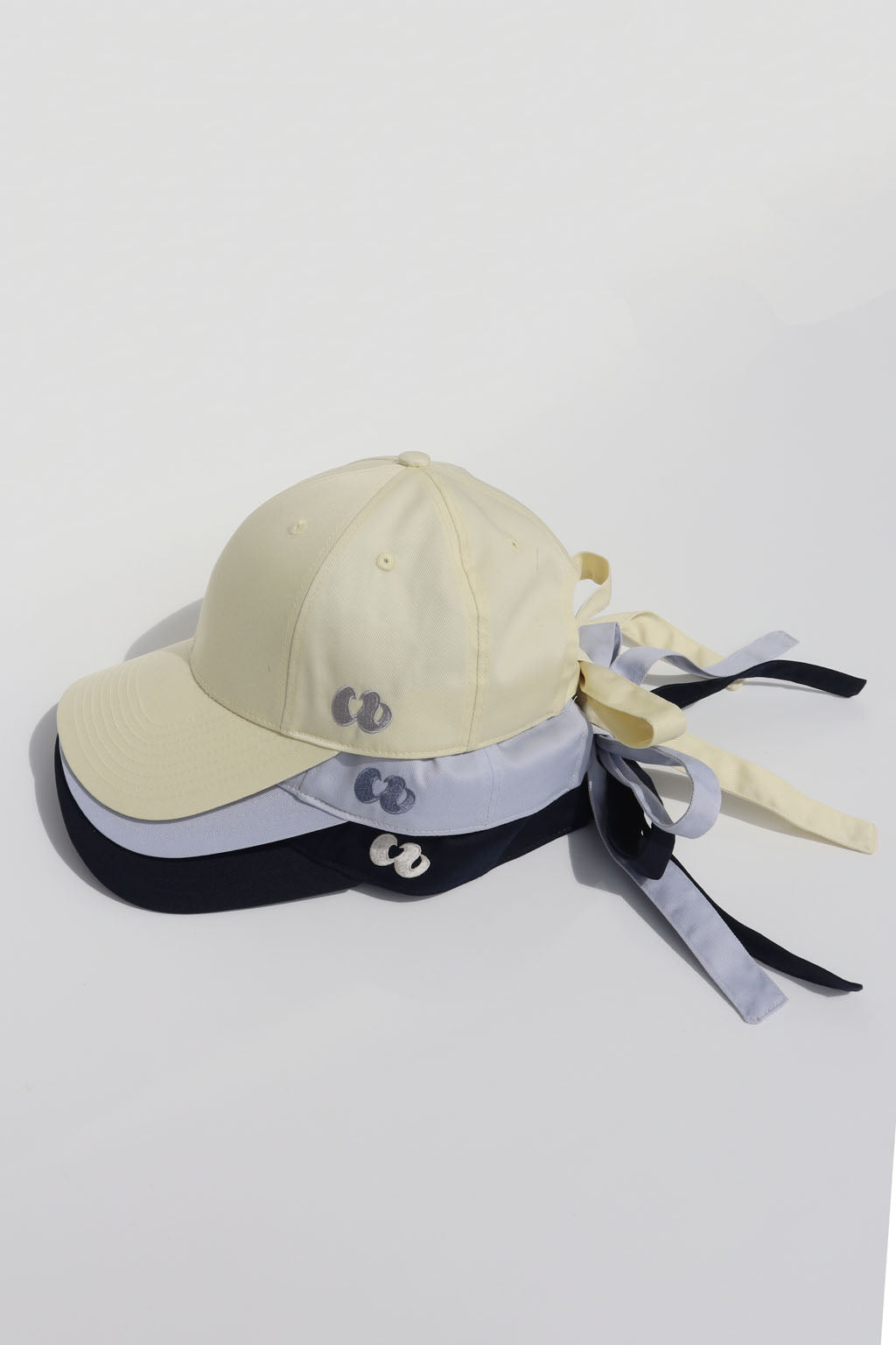 Side Logo Ribbon Cap Blue