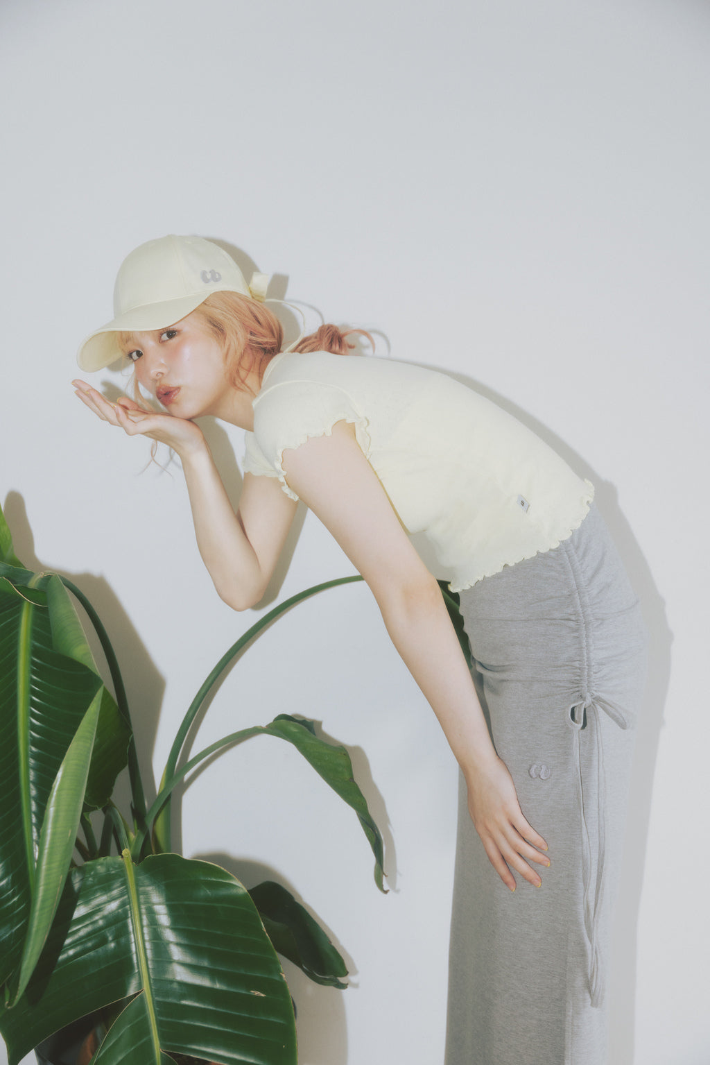 Mellow Hem Henry Neck Top Yellow